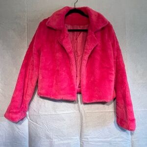 Cropped Fur Jacket